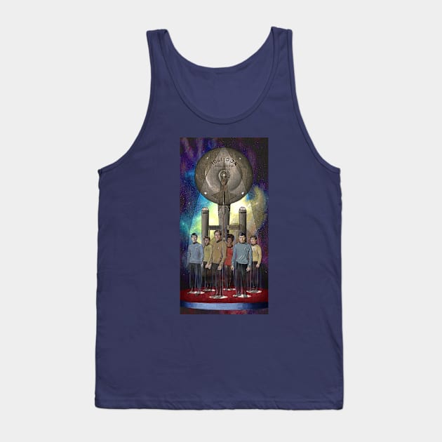 Beam Us Down, Scotty Tank Top by sarahwilkinsonart